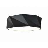 Plafon Oryginalny LED Rozeton w wersji Sm | z barwą światła LED 4000 K | czarny 24W