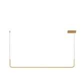 Patinar – Lampa liniowa wisząca LED 90 cm złota