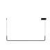 Patinar – Lampa liniowa wisząca LED 90 cm czarna