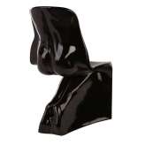 Krzesło HIM czarne - włókno szklane lakierowane