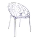Krzesło KORAL transparentne - poliwęglan