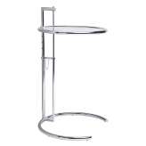 Stolik GREY chromowany - stal galwanizowana, szkło