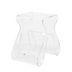 UMBRA stołek MAGINO przezroczysty