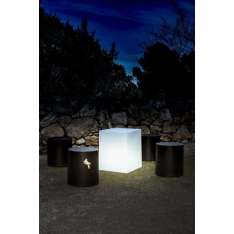 Lampa ogrodowa New Garden Cuby 20 Solar biała - LED Sterowanie Pilotem