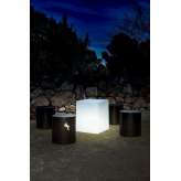 NEW GARDEN lampa ogrodowa CUBY 20 SOLAR & BATTERY biała