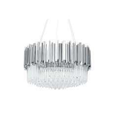 Lampa wisząca Imperial Silver 60 - stal | kryształ