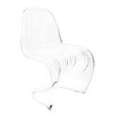 Krzesło HOVER PC transparentne - poliwęglan