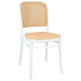 Krzesło WICKY białe - polipropylen
