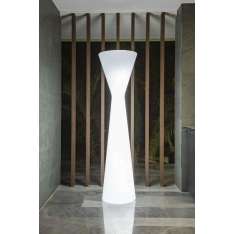 NEW GARDEN lampa podłogowa KONIKA 170 CABLE biała