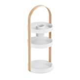 UMBRA organizer na kosmetyki BELLWOOD biały naturalny