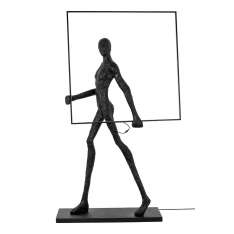 MOOSEE lampa podłogowa HUMAN SQUARE włókno szklane