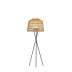 NEW GARDEN lampa podłogowa AMALFI 145 BATTERY NEGRO