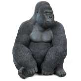 KARE dekoracja stojąca GORILLA XL 76cm czarna