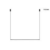 MOOSEE lampa wisząca OMBRE LEVEL 80 czarna