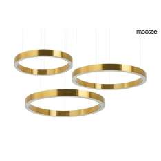 MOOSEE lampa wisząca RING 40 + 60 + 60 złota na jednej podsufitce
