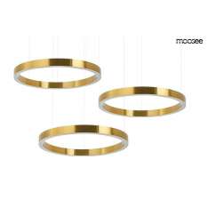 MOOSEE lampa wisząca RING 60 + 60 + 60 złota na jednej podsufitce