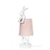 KARE lampa stołowa RABBIT 68 cm biała / róźowa