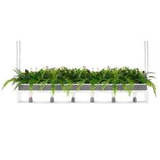 MOOSEE lampa wisząca / kwietnik SEMIRA 180 INDUSTRIAL biała