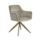 RICHMOND krzesło obrotowe ALINE beżowe - trudnopalne