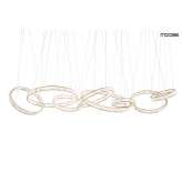 MOOSEE lampa wisząca LIBERTY LINE 8 złota