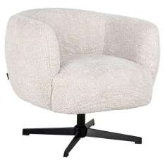 RICHMOND fotel obrotowy ESTELLE kremowy