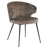 RICHMOND krzesło XANDRA brązowe - trudnopalne