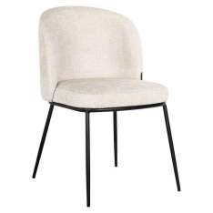 RICHMOND krzesło ELVI beżowe - trudnopalne