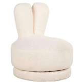 RICHMOND fotel dziecięcy BUNNY biały - funkcja obrotowa