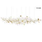 MOOSEE lampa wisząca FLORA 250 PP złota