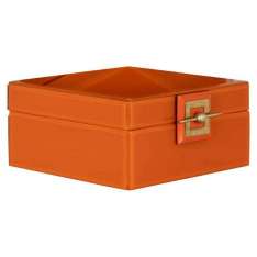 RICHMOND pojemnik na biżuterię BODINE L pomarańczowy