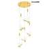 MOOSEE lampa wisząca BUTTERFLY DISC 5 złota