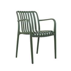MODESTO krzesło STRIPS ARM zielone