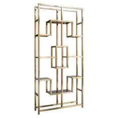 RICHMOND regał MAGNUS szczotkowane złoto