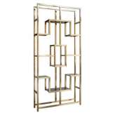 RICHMOND regał MAGNUS szczotkowane złoto