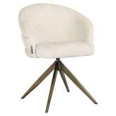 RICHMOND krzesło obrotowe ZENDAYA beżowe