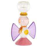 RICHMOND świecznik LIONY różowy