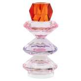 RICHMOND świecznik YALENA L różowy