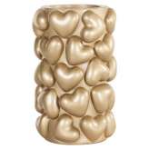 RICHMOND świecznik ANNE HEARTS S złoty