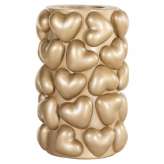 RICHMOND świecznik ANNE HEARTS L złoty