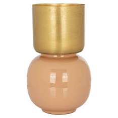 RICHMOND wazon CALLA szczotkowane złoto