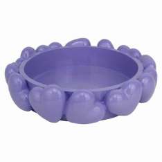 RICHMOND taca dekoracyjna SANNY HEARTS fioletowa