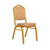 Krzesło bankietowe / konferencyjne HERA beżowe / złote