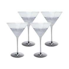 KARE komplet 4 kieliszków do martini NIGHT SKY 300 ml