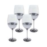KARE komplet 4 kieliszków do czerwonego wina NIGHT SKY 400 ml