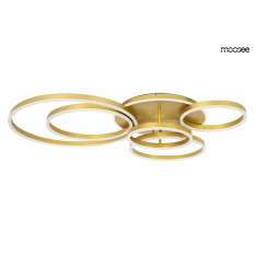 MOOSEE lampa sufitowa / plafon RINGS 6 złota