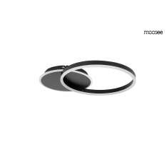 MOOSEE lampa sufitowa / plafon RINGS 2 czarna