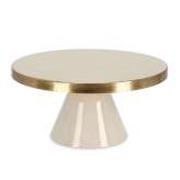 BIZZOTTO patera na ciasto VELMA beżowa