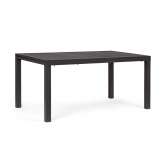 BIZZOTTO stół ogrodowy HILDE 160-240 szary / rozkładany