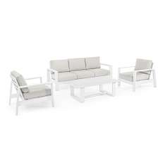 BIZZOTTO zestaw ogrodowy BALTIC biały