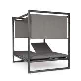 BIZZOTTO łóżko ogrodowe KONNOR szare